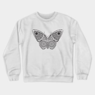 Butterfly Mandala Design Crewneck Sweatshirt
